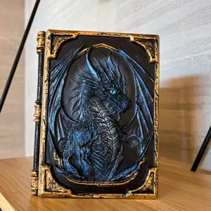3D Dragon Eye Embossed Journal for Men and Women, Travel Notebook, Blank Paper, Sketchbook for Drawing and Writing, A5 Size, Perfect Gift