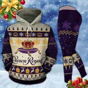Crown Royal Hoodie And Legging All Over Printed