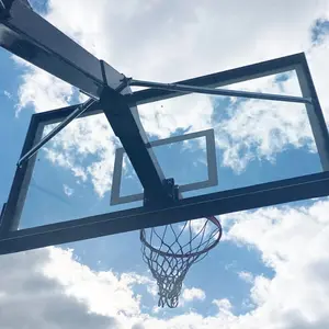 Adjustable Backboard Sway Braces - 32" to 54" for Effective Backboard Support