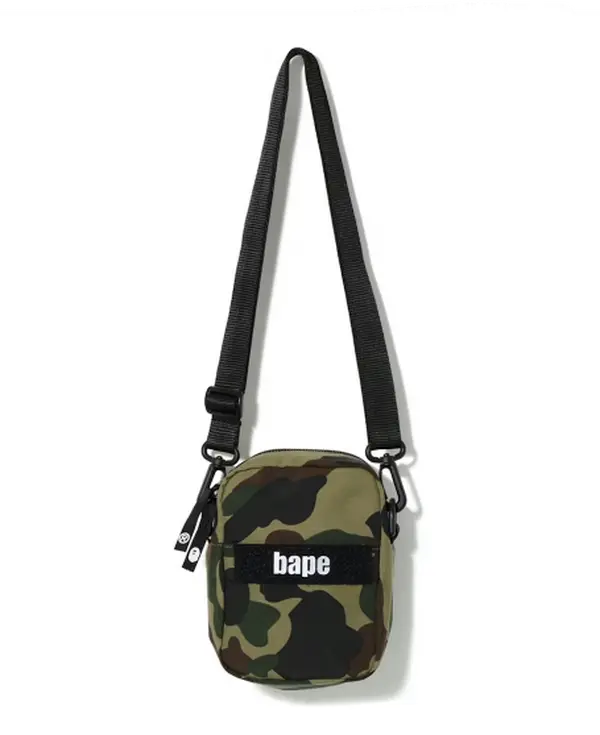 Bape Camo Military Shoulder Bag Green Camo