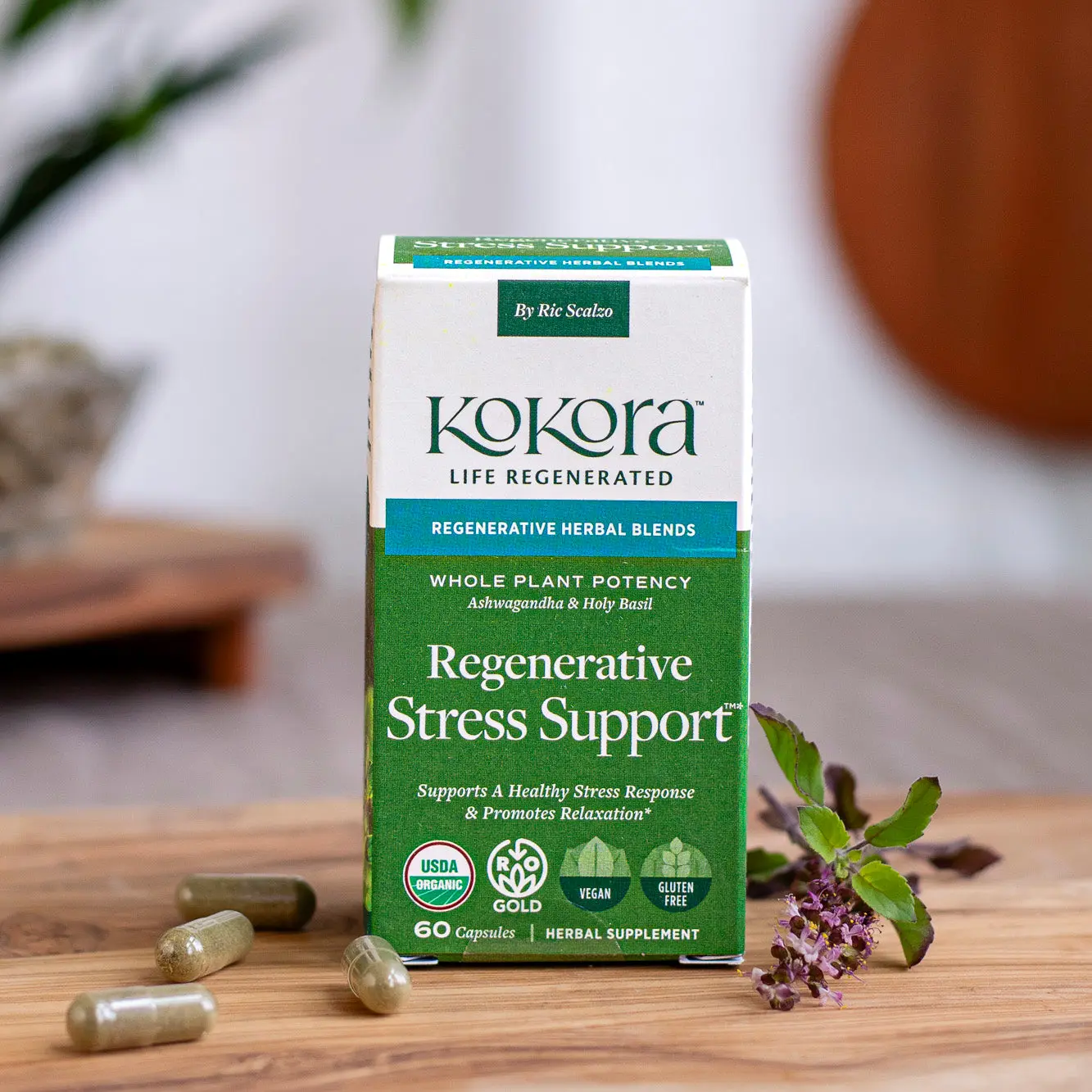 Regenerative Stress Support™* Regenerative Botanical Herbal Supplement for Adults