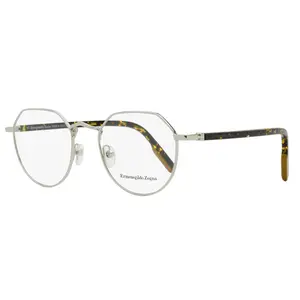 Zegna Geometric Vicuna Eyeglasses EZ5238 016 Palladium/Tortoise 50mm