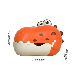 Baby Bath Toys for Kids Music Dinosaur Bubble Machine Bath Toys Bathtub Soap Automatic Bubble Maker Toys Baby Bathroom Toy
