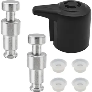 Steam Release Valve, with 2 count Float Valve Seal + 4 Sealer Gasket   Valve   for Instapot 3, 5, 6, 8 Qt, Vent Knob Lid Release Accessory for Electric  Cooker