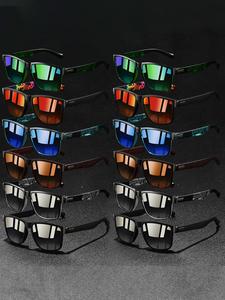 sports sunglasses, biking cycling frames sunglasses, retro outdoor sports, suitable for fishing, cycling, skiing, running, driving, rubber nose pads, legs for slip resistance, mountain bike glasses, sports outdoor accessories