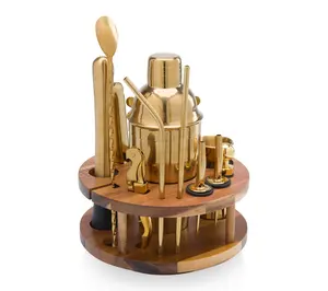 Legacy Carousel 13 Piece Lazy Susan Bar Tool Set