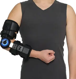 Elbow Brace for Tennis Elbow & Ligament Injury - Hinged ROM Elbow Immobilizer, Post-Surgery Recovery Support for Men & Women