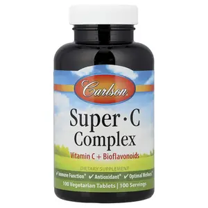 Carlson Super C Complex, 100 Vegetarian Tablets