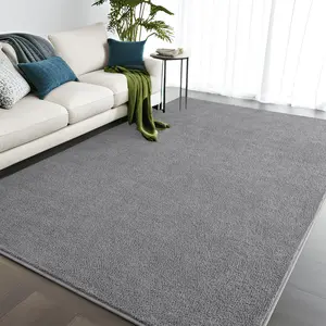 [Black Friday] 7x10 Feet Modern Shag Area Rug for Living Room, Washable Rugs for Bedroom, Indoor Floor Carpet Rugs, Plush Memory Foam Bedside for Kids Girls Teens Room Low Pile Rug Decor, Black, white, Grey, Blue, Green,Pink,4x6,5x7,5x8,6x9,7x10 Feet