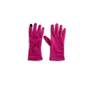 Women's Cuddl Duds Feather Knit Gloves