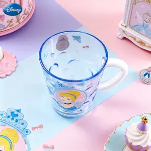 Disney Princess Officially Licensed Collectible Design Cup Cute Mug Cute Party Drinkware Dishwasher Supplies Aesthetic Drinkware Lightweight Unbreakable Cup Kitchen Essentials Cinderella 1Pc Disney