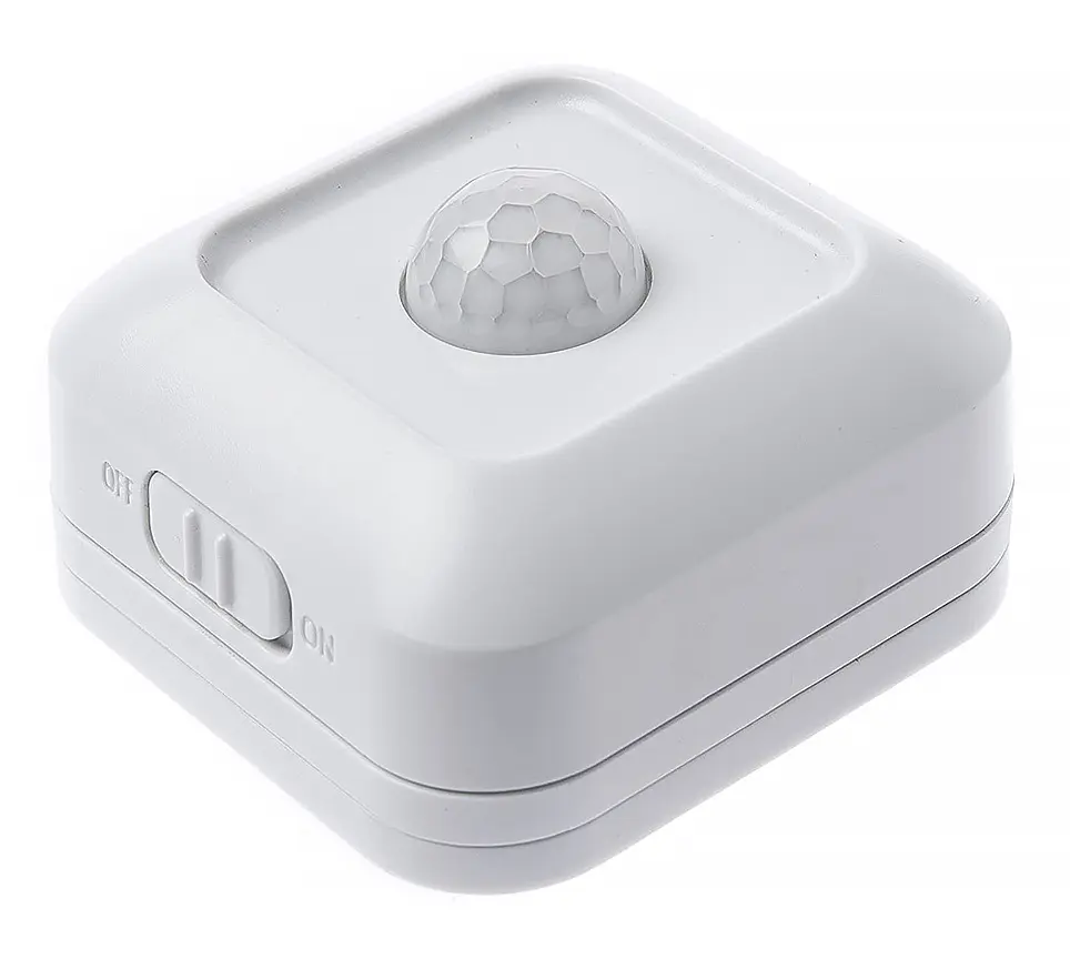 Home Zone Security ES06577G Linkable Flood Light Sensor, 327 ft Range, 4 Channel, Battery Powered, No Wiring
