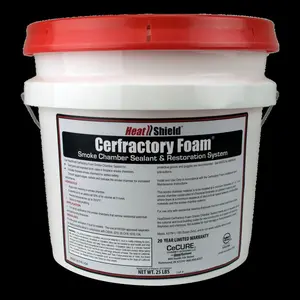 Saver Systems  25 lbs Heat Shield Refractory Foam Smoke Chamber Sealant & Restoration System