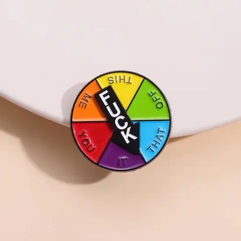 Creative Colorful Wheel Design Brooch, Fashionable Brooch for Women & Men, Enamel Pin Suitable for Art Lovers and Creative People, Fashion Accessory, Durable Metal Pins, Lapel Pin, Brooch Pin Clip