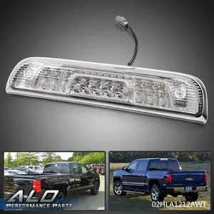 LED Third Brake Light Cargo Lamp Chrome Fit For 14-18 Chevy Silverado GMC Sierra