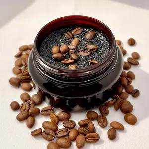 Natural Exfoliating Scrub with Coffee Coconut and Honey for Gentle Effective Exfoliation and Natural Hydration