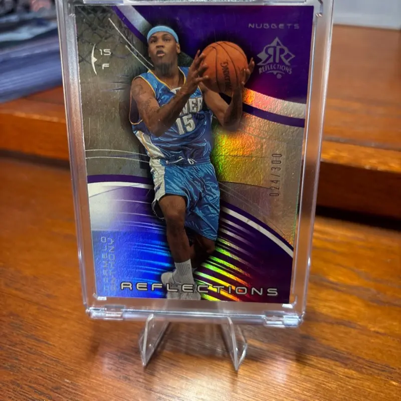 2003-04 Upper Deck Triple Dimensions CARMELO ANTHONY #17 Rc Reflections  Amethyst 24/300