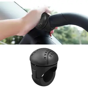 Steering Wheel Knob, Steering Wheel Spinner, 360 Degrees Rotation Suicide Knobs with Silicone Surface and Metal Bearings, Car Suicide Knob Power Handle Spinner Universal for Cars, Trucks, Boats