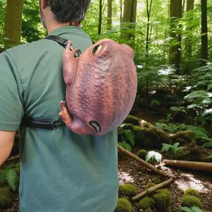 windy willow frog backpack BROWN