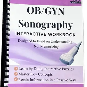 OB/GYN Sonography Interactive Workbook | Prep for ARDMS Exam and Classes | Ultrasound