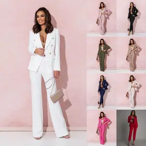 Women's professional suit double-breasted suit suit Women's professional suit double-breasted suit suit