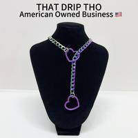 Purple Heart-Rainbow Chain