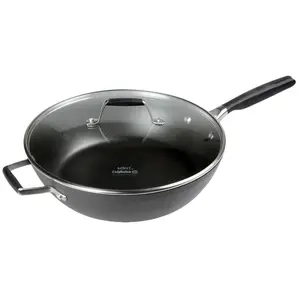 Calphalon Select Hard-Anodized Nonstick Jumbo 12-Inch Frying Pan With Lid Calphalon Select Hard-Anodized Nonstick Jumbo 12-Inch Frying Pan With Lid