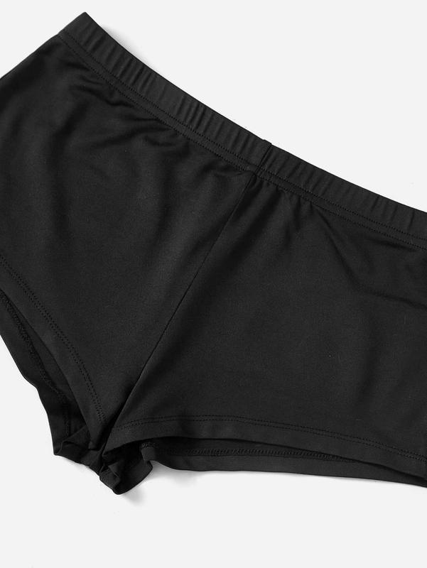 SHEIN ICON Rhinestone Butterfly Pattern Biker Y2k Shorts