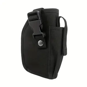 Universal Belt Holster for Medium Full-Size Pistols, Equipped with Under-Barrel Laser or Light