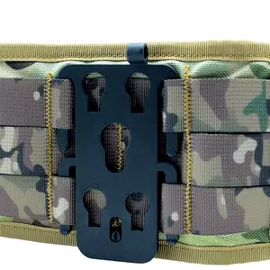 MOLLE Modular Adapter Plate Tactical Vest with Quick-Release Adapter Module Belt & Mounting Block Adjustable Modular Vest System for Outdoor Activities