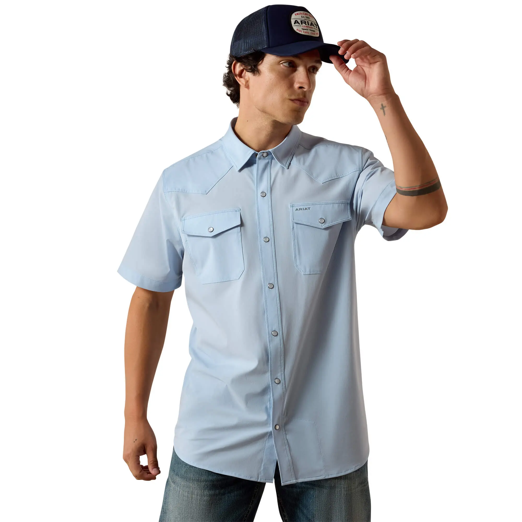 Men's FrontierTough VentTEK Western Fitted Snap Shirt