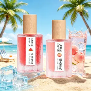 50ml Ice Watermelon & Peach Perfume, Refreshing Fruity Scent, Summer Fresh Fragrance, Sweet Watermelon & Peach Notes, Daily Wear Perfume for Women & Gifting
