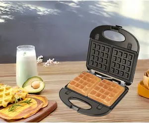 Kitchen Lovers Sandwich & Waffle Maker, Dual Heating Plates Easy-to-clean Removable Non-stick Trays, Full Overheat Safety Configuration 850W Power, SVT Heavy-duty Power Cord, Electric Grill for Family Meals, Steak Burger Cooking Machine