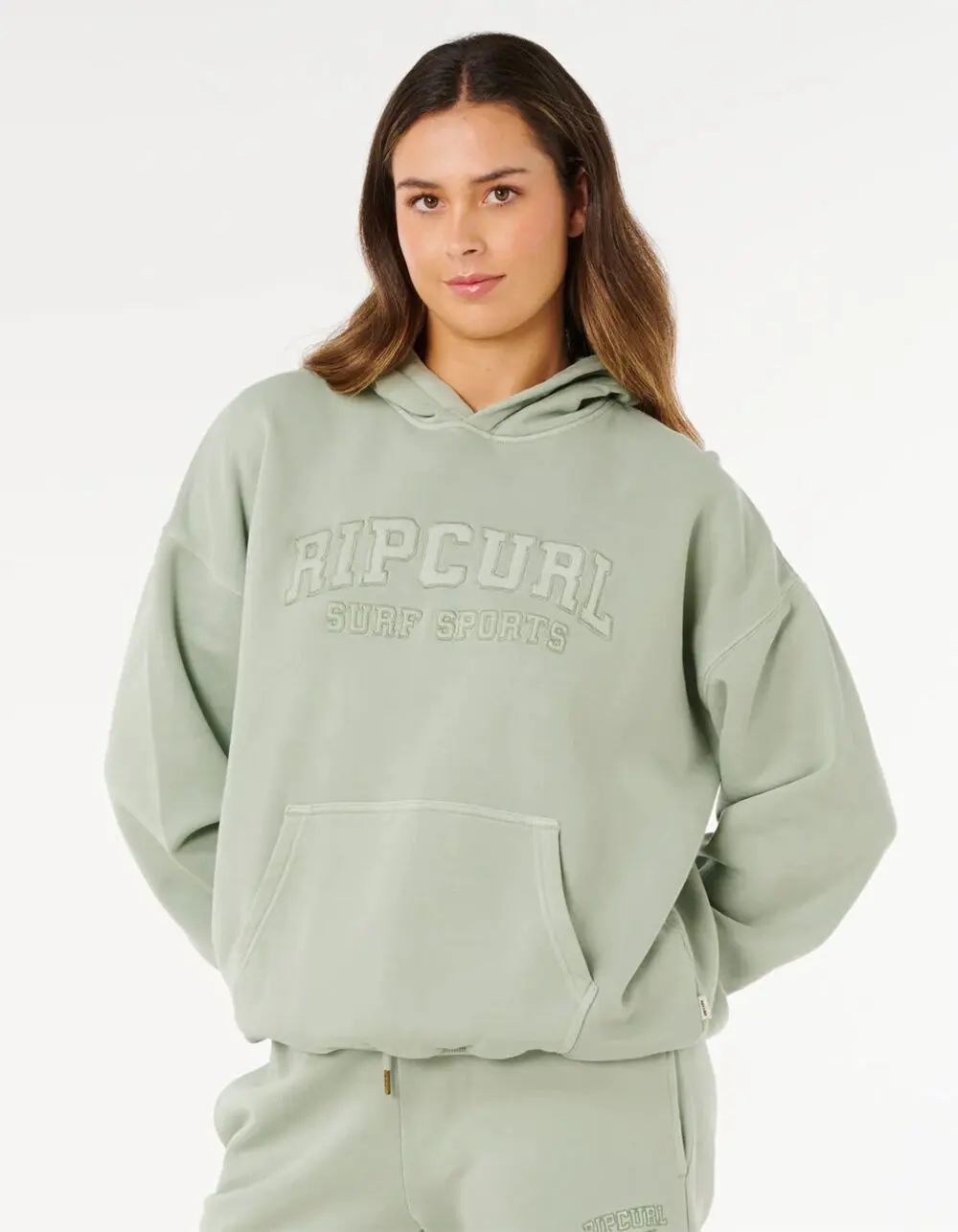 RIP CURL Varsity Sports Womens Oversized Hoodie