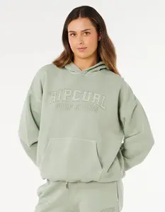 RIP CURL Varsity Sports Womens Oversized Hoodie