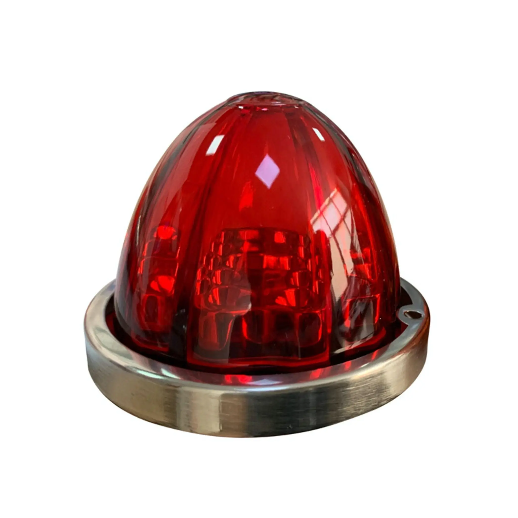 RoadWorks Hero Vintage Style Watermelon LED Headlight Bulb, 2 3/4” Height, 3 5/16” Diameter, Easy Installation, for Automotive & Motorcycle Car Lights