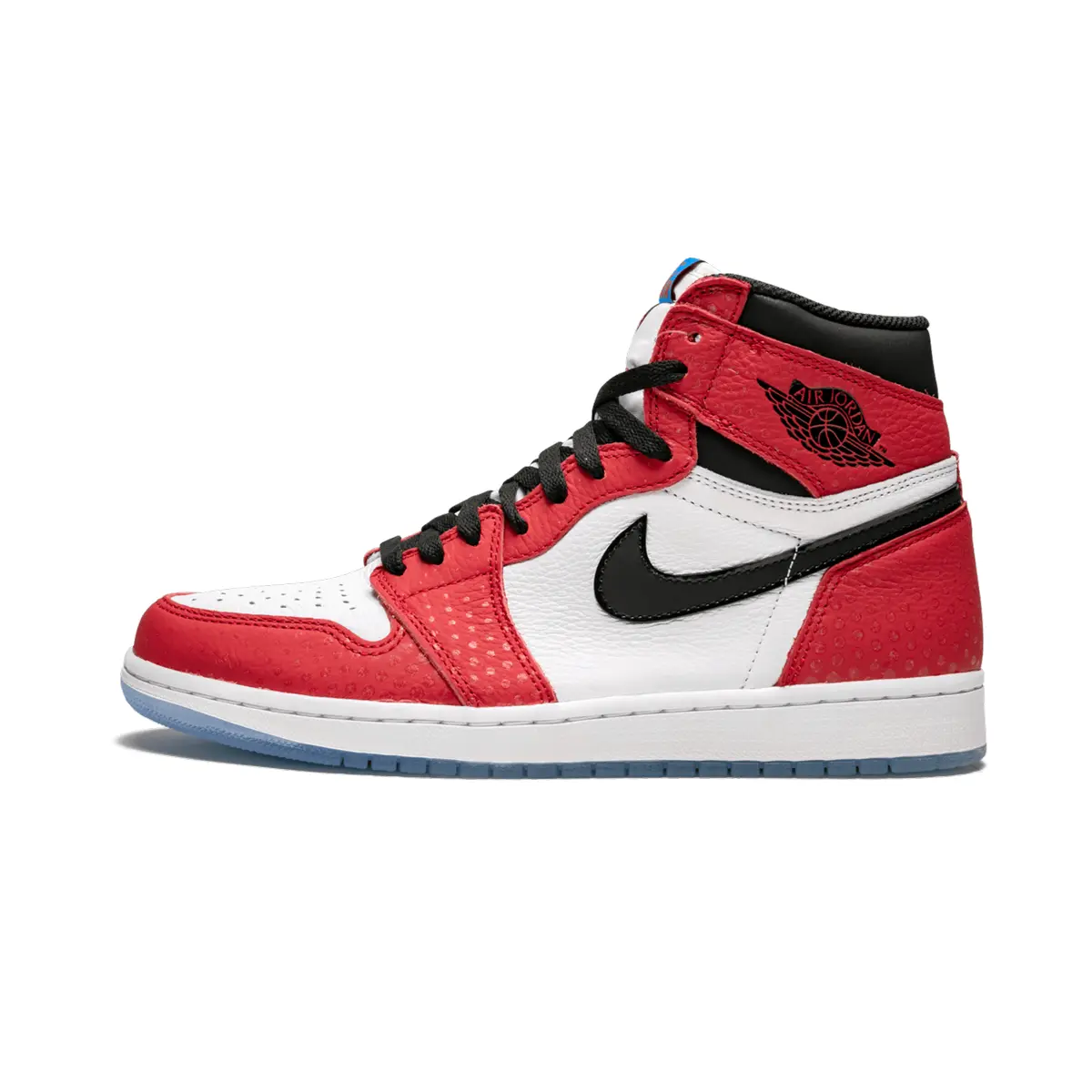 Air Jordan 1 Retro High OG "Spider-Man: Origin Story" High Top Shoes, Style Code 555088-602