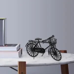 1:12 Scale Dollhouse Bike Creative Gifts Doll House Accessories Miniature Bike Toy, for Trains Railway Dollhouse Office Decoration Ornament