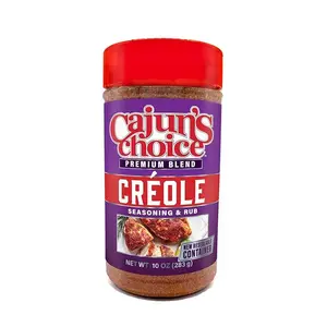 Cajun's Choice Seasoning 10 oz Creole Blend, All Purpose, Low-Sodium, Versatile for Oven, Stove, Grill, Keto & Paleo Friendly