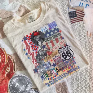 MERICA collage T-shirt