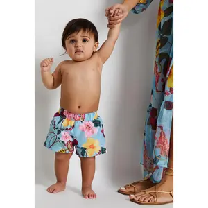 BABY HIBISCUS SWIM TRUNKS (FINAL SALE)