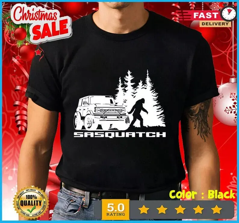 Bronco Sasquatch Truck T-Shirt Size S - 3XL