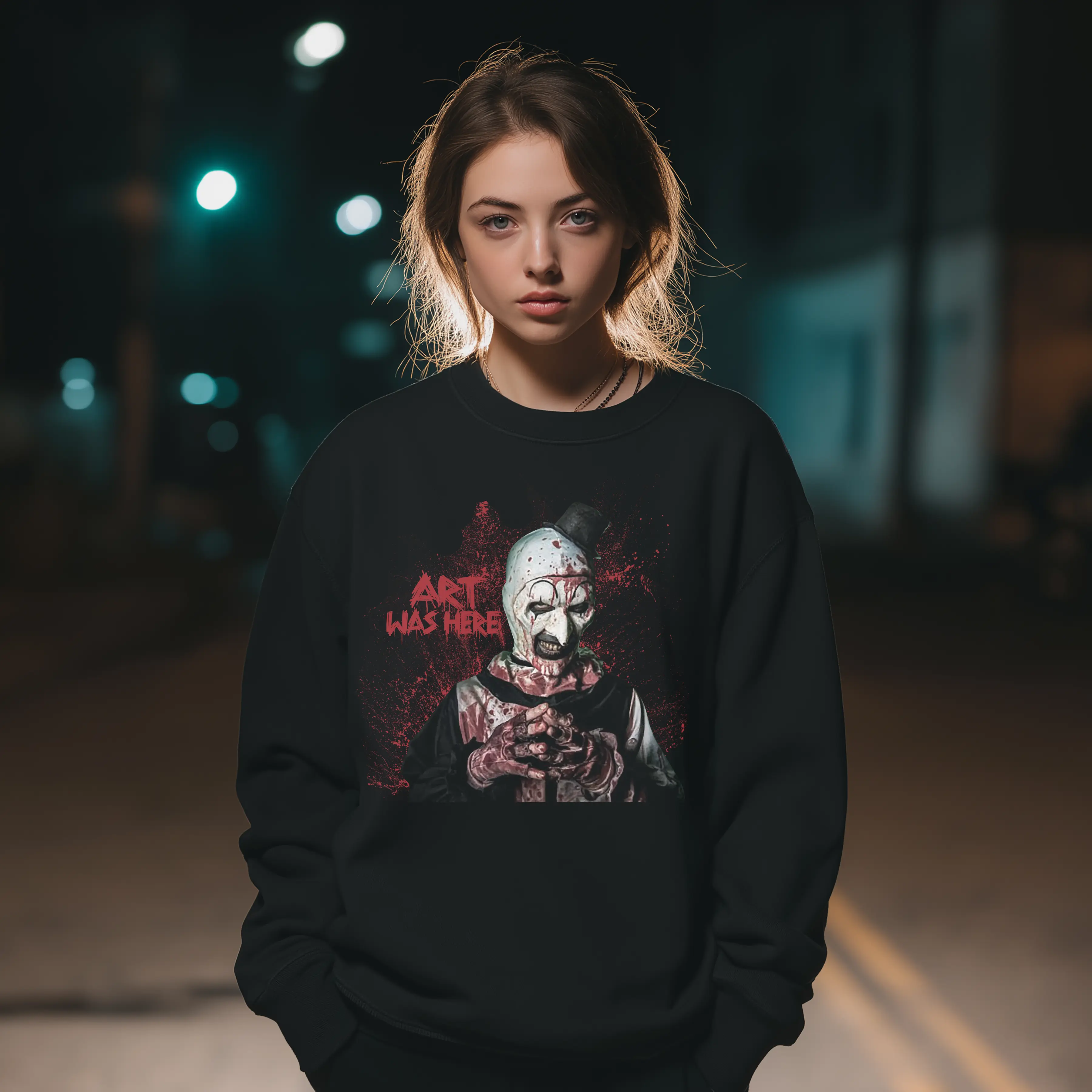 Terrifier Art the Clown Sweatshirt: Unisex Horror Movie Fan Merch