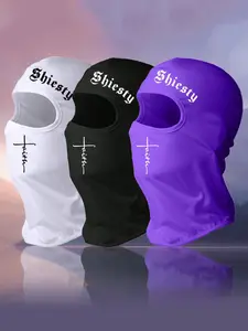 Unisex Sports Balaclava Hat, Shiesty Faith Cross Print Face Mask, Face Cover, Neck Gaiter Sunshade Cooling Summer Scarf for Men & Women