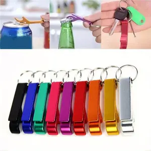 10 Pack Premium Keychain Bottle Openers Compact Practical Beer Stick Tools, Portable Lightweight Beer Openers for Everyday Home Bar Party Camping Picnic Use, Sturdy Durable Bartender Tool for Beer Soda Beverage Opening