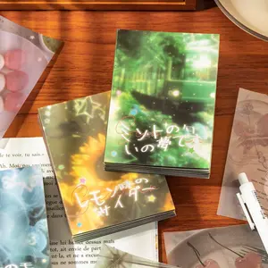 20 Sheet Book Vintage Japanese Theme Handmade Origami Paper, Summer Painting Series Decorative Papers, DIY Craft Supplies, Scrapbooking, Scrapbook Materials