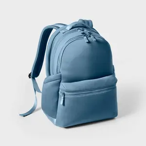Faux Neoprene 17" Backpack - All In Motion Dusty Navy All-In-Motion