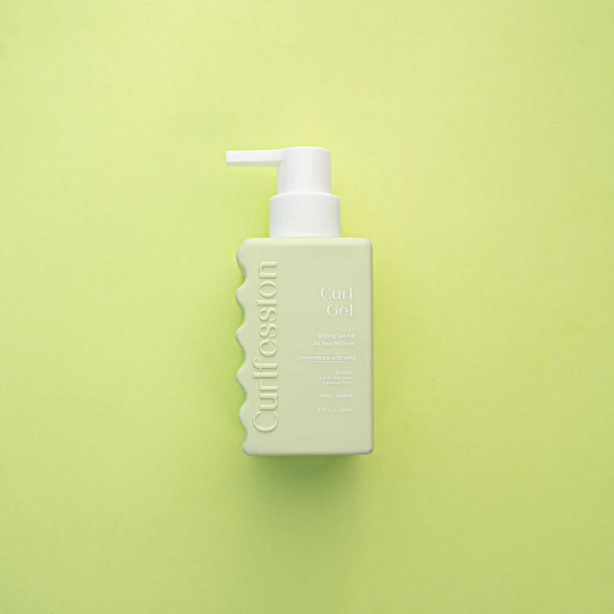 Curlfession Curl Gel 200g - Hydrates and Holds Curly & Wavy hair with 100% Aloe Vera & Chamomile