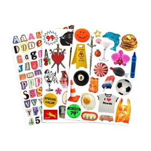 Sticker Sheets - Series 2 - Cute Aesthetic Stickers for Camera Customization, Journaling, Scrapbooking & DIY Decoration