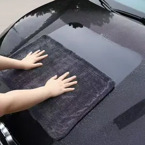 Microfiber Car Wash Towel, Detailing Towel, Car Cleaning Supplies, Water-Absorbent Cleaning Cloth, Twisted Double-Layer Rag for Efficient Car Cleaning